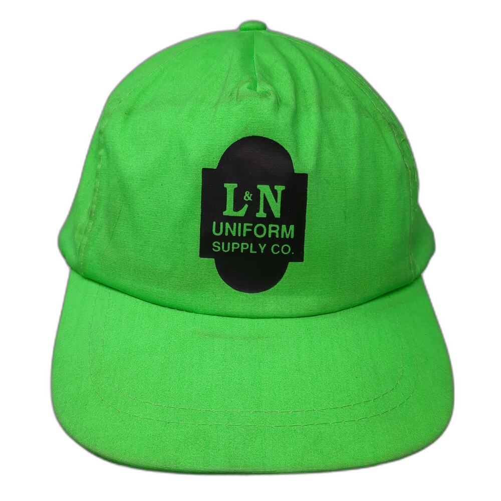 L&N Uniform Supply Co. Snapback 5 Panel Cap Green One Size Adjustable AmaPro